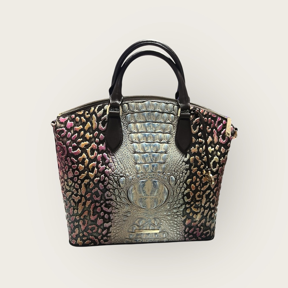 Brahmin Large Duxbury Satchel Multi Heartstone